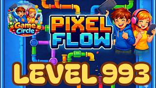 Pixel flow© - Level 993 - solution - walkthrough