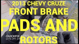 2013 Chevrolet Spark front brake pads and rotors replacement