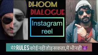 Mere Rules Koi Nhi Tod Sakta Main Bhi Nahi Status || John Abraham Dhoom Status || Dhoom Dialogue