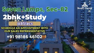 2bhk plus study in Seven Lamps || Sector 82 call 9811290102