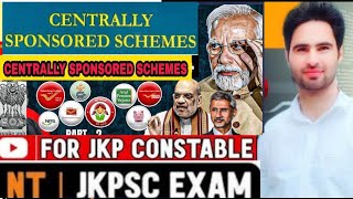 Centrally Sponsored Schemes |JKP SI  Posts |One Shot |#india #jkpsc #upsc #jkssb #gk #scheme