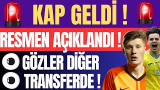 Kap Geldi ! Resmen Açıklandı ! Gözler Diğer Transferde !