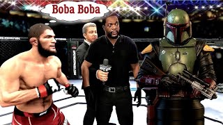 Khabib Nurmagomedov vs. Boba Fett EA Sports UFC 4 immortal