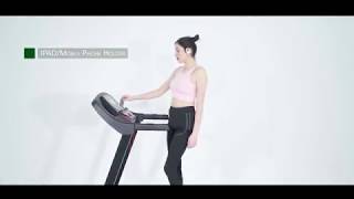 Goplus Folding Treadmill Electric Incline 2.5HP Jogging Running Fitness Machine w/App Control