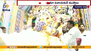 Decoration of Ganesha with Rs 2.20 crore notes Ganesh Idol Decorated With Rs 2.20 Cr Currency Notes