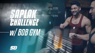 WE DID SLAPING BICEPS CHALLENGE w/BOB GYM! | WHO'S THE RECORD?