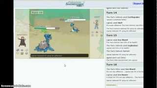 *** Pokemon Showdown Battle *** rickytrainer #1 \