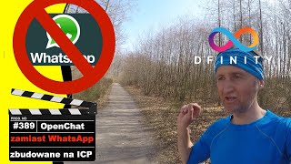 🔊OpenChat - Komunikator zbudowany na Dfinity. Prześlesz ICP w wiadomości. Alternatywa dla WhapsApp!!