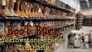 Boot Barn Western clothing Store. Also, Brand Names From Yellowstone TV Show. #yellowstone #Western