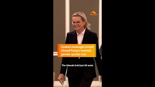 Leaked messages reveals Liberal Party's internal gender quotas war