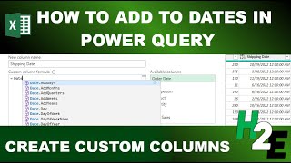 How to Add to Dates in Power Query