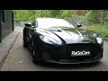 aston martin dbs superleggera wild super gt rocket pure loud v12 exhaust drive sound