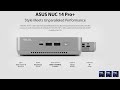 ASUS NUC 14 Pro Plus | Style meets performance | with Intel 14th Gen Core Ultra Processor