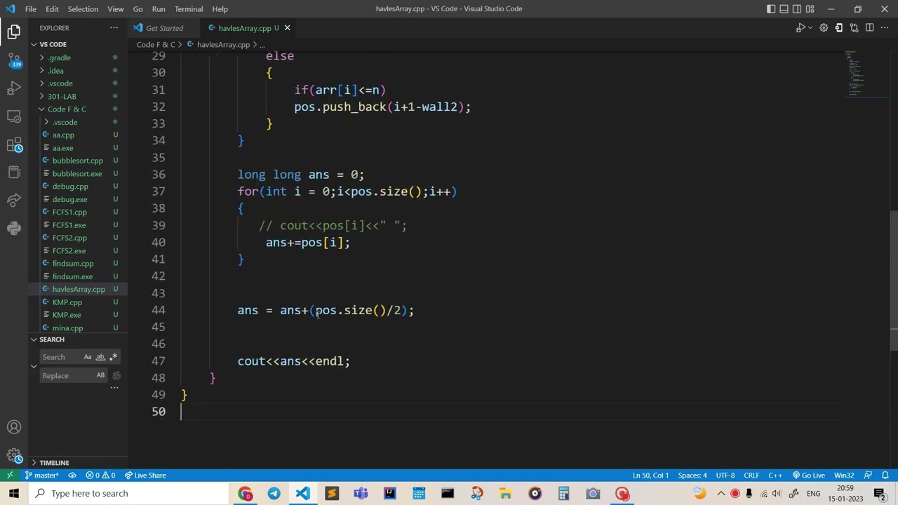 Array Halves Codechef Solution January Long Challenge 2023 - YouTube