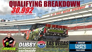 Qualifying Breakdown // iRacing C-Fixed Trucks at Las Vegas Motor Speedway