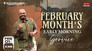 🔴 LIVE | February Month's Promise | பிப்ரவரி மாத வாக்குத்தத்தம் | 2025 | Ps.REENUKUMAR | REC