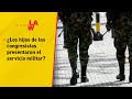 ¿Los hijos de los congresistas presentaron el servicio militar?