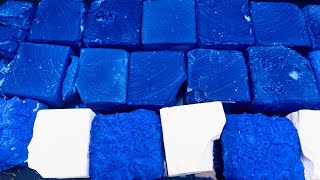 @grishmagiridharan1761 Request Blue Dyed Gym Chalk  Crush | Fresh Dyed Gym Chalk ASMR Crush