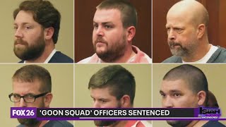 'Goon Squad' officers receive prison sentences