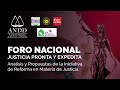 Foro Nacional Justicia Pronta y Expedita.   ⚜️7 de Agosto.   9:00 am Las implicaciones de la Refo…