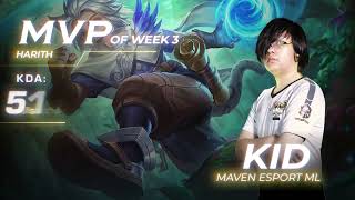 #သိတဲ့သူသိပ်မရှိတဲ့ တချိန်က Maven Esprot Player Kid ရဲ့ MPL MM S2 Harith Skill ဟိုက်လိုက်