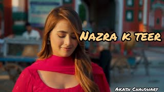 nazra ke teer | teri surat dil ne bhagi || manne dekh dekh k muskagi #newharyanvisong  #trending