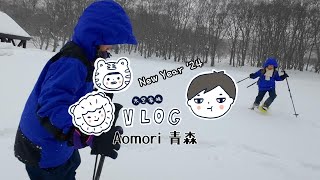 Winter Vlog ｜Aomori in Snow - City walk, Snowshoes hiking, Museum Tours in 2024 new year vacation