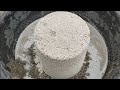 Huge bucket of softest sand cement water 💦 crumbling #satisfying asmr#asasmr