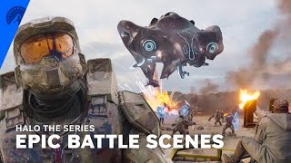 Halo The Series | Epic Battles Scenes from Season 1 | Paramount+