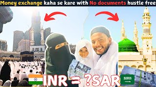 Money Exchange For Umrah | How to do currency Exchange in India | 1 Saudi riyal to india rupees