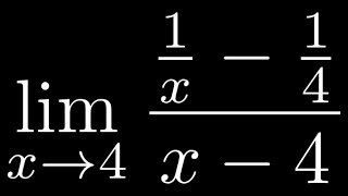 How to Find the Limit of a Complex Fraction