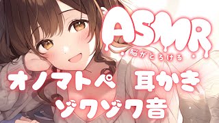 ゾクゾク音とオノマトペ♡ 耳かき♡【雑談少なめ・音中心】