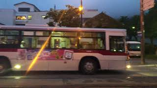 【車窓(右側)】函館山登山バス 函館駅前バス停→函館山山頂バス停