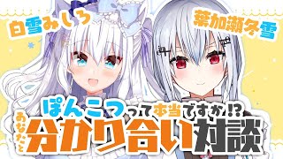 【葉加瀬冬雪】ぽんこつって本当ですか？分かり合い対談！【白雪みしろ】#ふゆしろ