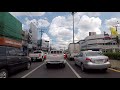 driving downtown ubon ratchathani thailand ll ขับรถเลาะ เมืองอุบล วารินชำราบ แยกตลาดเจริญศรี