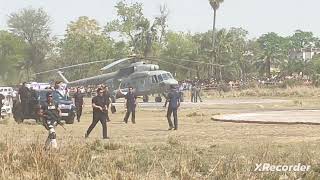 prime minister Narendra Modi's car rally in Ahmadpur Birbhum