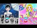 Paper Dolls Dress Up - Wednesday Addams & Rapunzel Need To Makeover - Barbie Transformation Handmade