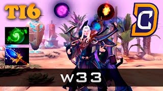 w33 Invoker - DC vs Fnatic - TI6 Dota 2