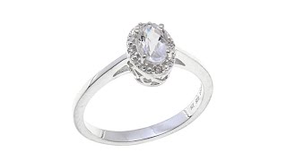 Deb Guyot Herkimer Quartz   White Topaz Ring