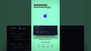 Download Button (SVG) #css #coding #buttons #Website #frontenddeveloper #svg