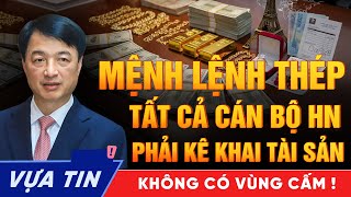 Bí Thư Nguyễn Duy Ngọc Ra Mệnh Lệnh Thép: Cán Bộ Hà Nội Đồng Loạt Kê Khai Tài Sản Không Có Vùng Cấm