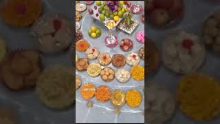 Jai Vasavi mata adhikamasa special  Pooja with fruits n sweets in Vasavi temple .....🙏🙏