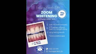 Zoom whitening exclusive deal #shorts #dental #offer #teethwhiting #ramadan