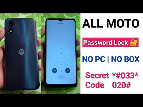 cómo desbloquear el teléfono moto si olvidé la contraseña (100% GRATIS 2023) moto mobile ka lock kaise tode