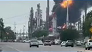 Chalmette Refinery fire from St. Bernard Parish Sheriff's Office