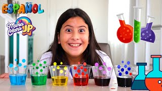 Experimentos de ciencia para niños con Maria Clara y JP!!!   AGUAS QUE CAMINAN