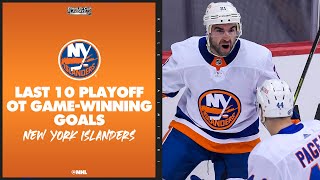 Playoff Overtime Goals from the Islanders