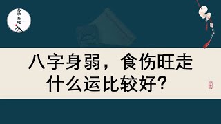 八字身弱，食伤旺走什么运比较好？