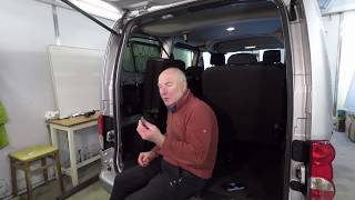 Converting a Nissan NV200 Combi to a campervan- Part 1. Removing the seats and carpet