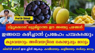 ഈ അഞ്ചു പഴങ്ങൾ കഴിച്ചാൽ എത്ര കൂടിയ ഷുഗറും മരുന്നില്ലാതെ നോർമൽ ആകും /Dr Shimji